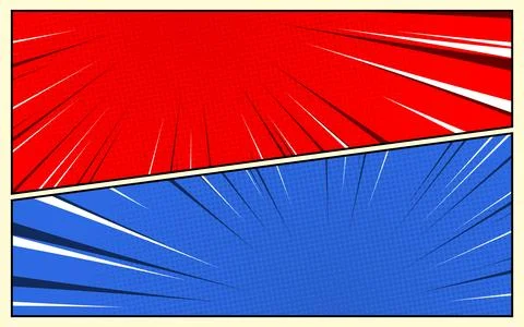Comic versus fight template background. Vector illustration. Illustrazione stock