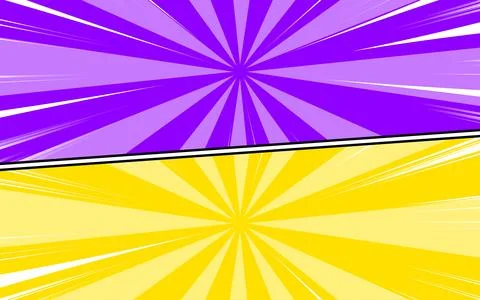 Comic versus pop art battle background Stock Illustration
