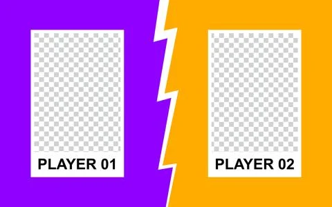 Comic versus pop art battle background. Vector illustration. イラスト素材