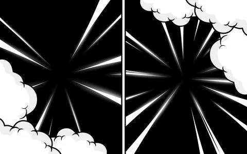 Comic versus pop art battle background Stock Illustration