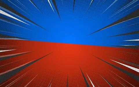 Comic versus pop art battle background 库存插图