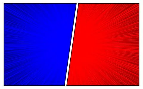 Comic versus pop art battle background 库存插图