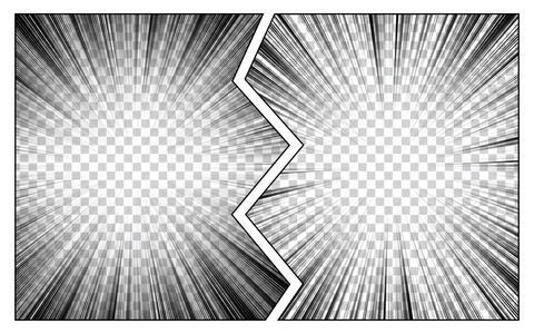 Comic versus pop art battle background Stock Illustration