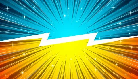 Comic versus pop art fight background. vector illustration. Stock Illustration