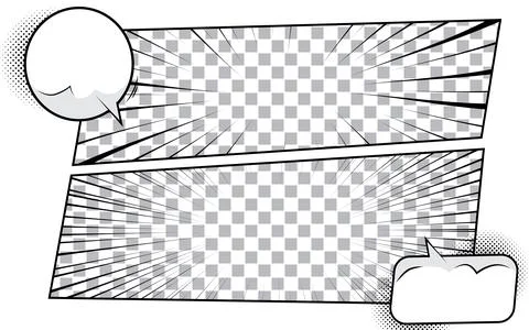 Comic versus vs background template Stock Illustration