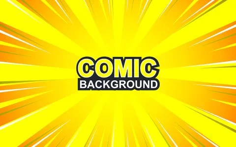 Comic Zoom Lines Background Stock Illustration