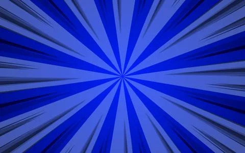 Comic Zoom Lines Background Vector Illustration. Stock Illustration