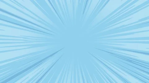 Comics background. Animation in pop art style with blue radial lines Stock Footage 168365187