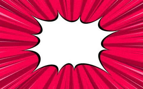 Comics background. Cartoon poster in pop art style with speech bubbles and .. Stock Illustration