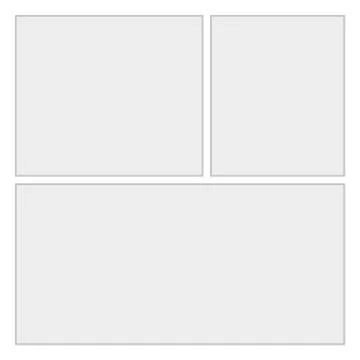 Comics blank layout template background. Vector Page 2 Stockillustratie