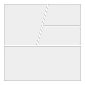 Comics blank layout template background. Vector Page 1 Stock Illustration