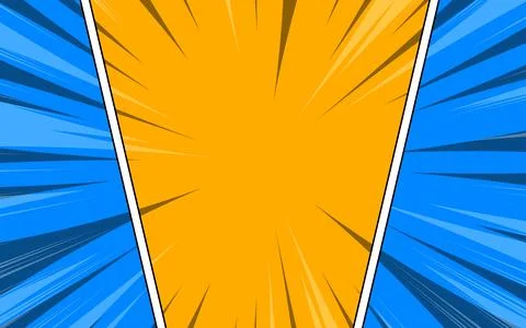 Comics book background in different colors. Blank template background. Pop .. Illustrazione stock