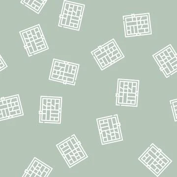 Comics book line vector seamless pattern black Stock-Illustration