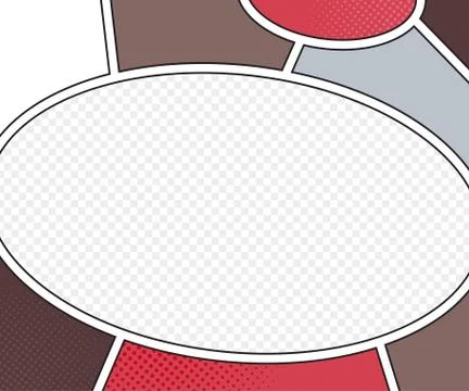 Comics book page. Background in pop art style Stock Illustration