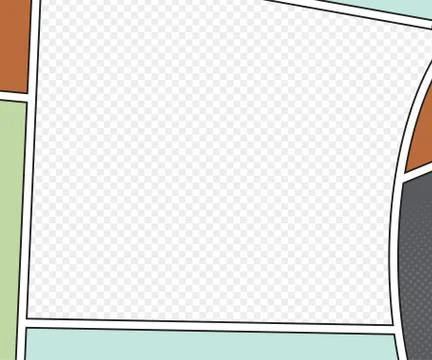 Comics book page. Background in pop art style Stock Illustration