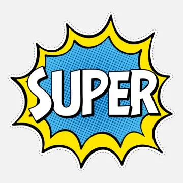 Comics book poster. Stock-Illustration