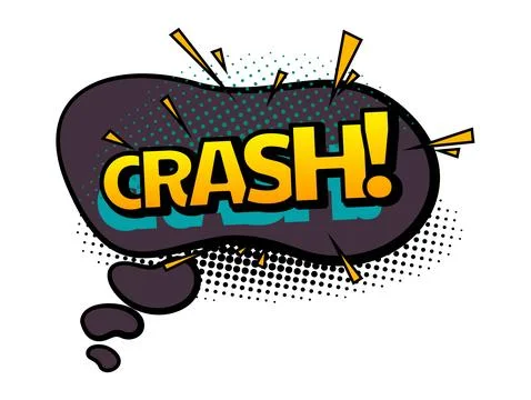 Comics book speech bubble. Colored hand drawn retro cartoon sticker. Comic text Stock Illustration