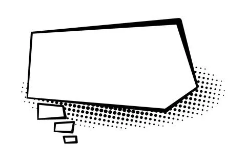 Comics book speech bubble. Speech balloon or cartoon design elements isolated on イラスト素材