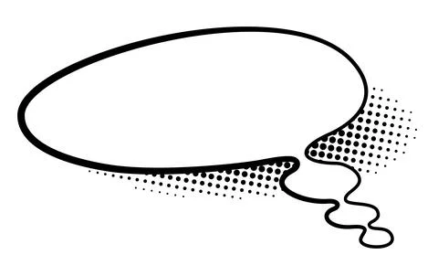 Comics book speech bubble. Speech balloon or cartoon design elements isolated on Stockillustratie