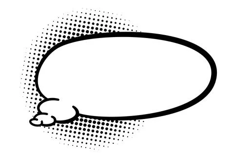 Comics book speech bubble. Speech balloon or cartoon design elements isolated on Stockillustratie