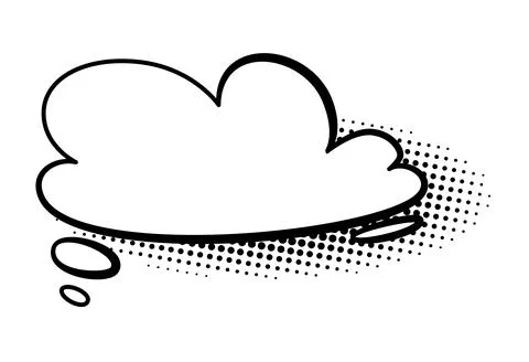 Comics book speech bubble. Speech balloon or cartoon design elements isolated on Stockillustratie