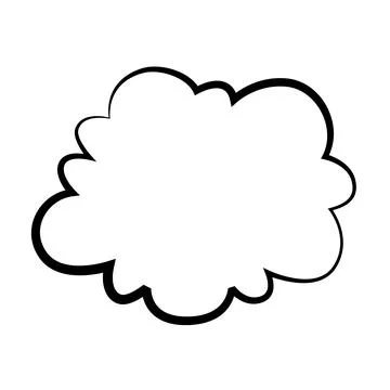 Comics book speech bubble, speech balloon or cartoon design element isolated on Stock Illustration