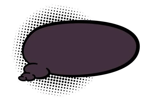 Comics book speech bubbles. Speech balloon or cartoon design element isolated on Stock Illustration