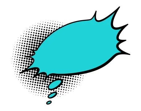 Comics book speech bubbles. Speech balloon or cartoon design element isolated on Stock Illustration