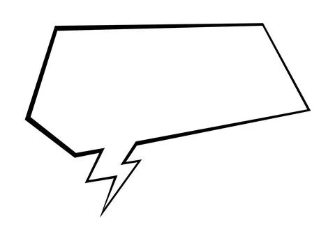 Comics book template. Speech bubble elements in cartoon design, isolated on Stockillustratie