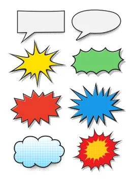 Comics bubbles Stock Illustration