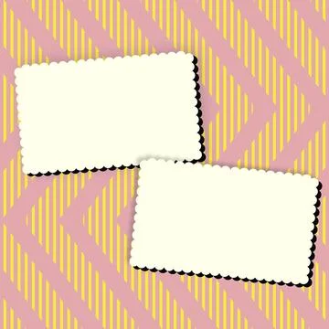 Comics Design Frames. Beautiful Photo Frame Set With Boom Bubbles For Design Stock Illustration