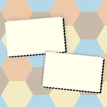 Comics Design Frames. Beautiful Photo Frame Set With Boom Bubbles For Design Stock Illustration