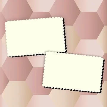 Comics Design Frames. Beautiful Photo Frame Set With Boom Bubbles For Design Stock-Illustration
