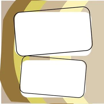Comics Design Frames. Beautiful Photo Frame Set With Boom Bubbles For Design Stock Illustration