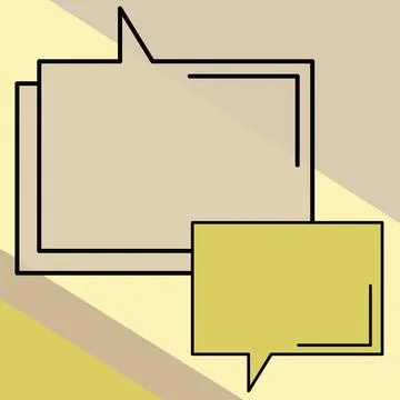 Comics Design Frames. Beautiful Photo Frame Set With Boom Bubbles For Design Stock Illustration