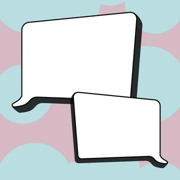 Comics Design Frames. Beautiful Photo Frame Set With Boom Bubbles For Design Stock-Illustration