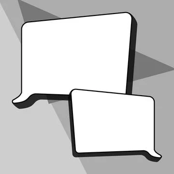 Comics Design Frames. Beautiful Photo Frame Set With Boom Bubbles For Design Stock Illustration