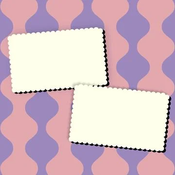 Comics Design Frames. Beautiful Photo Frame Set With Boom Bubbles For Design Stock-Illustration