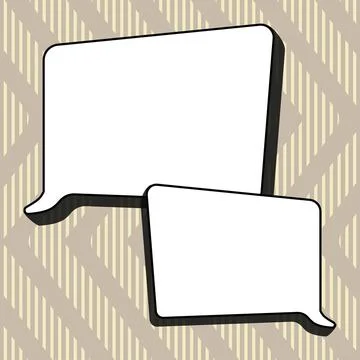 Comics Design Frames. Beautiful Photo Frame Set With Boom Bubbles For Design Stock-Illustration