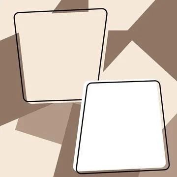Comics Design Frames. Beautiful Photo Frame Set With Boom Bubbles For Design 스톡 일러스트