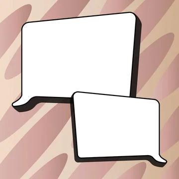 Comics Design Frames. Beautiful Photo Frame Set With Boom Bubbles For Design Stock-Illustration