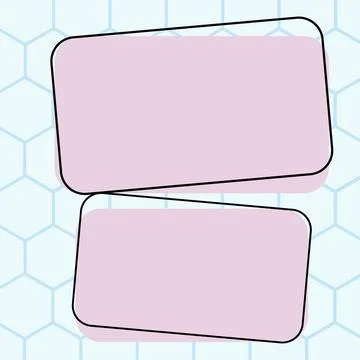 Comics Design Frames. Beautiful Photo Frame Set With Boom Bubbles For Design Stock-Illustration