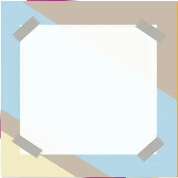 Comics Design Frames. Beautiful Photo Frame Set With Boom Bubbles For Design Illustrazione stock