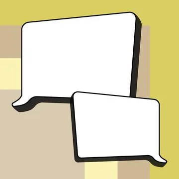 Comics Design Frames. Beautiful Photo Frame Set With Boom Bubbles For Design Stock Illustration