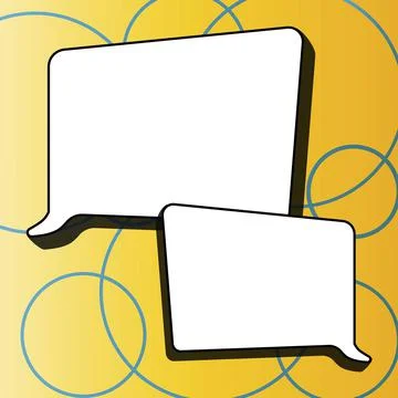 Comics Design Frames. Beautiful Photo Frame Set With Boom Bubbles For Design Illustrazione stock