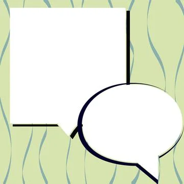 Comics Design Frames. Beautiful Photo Frame Set With Boom Bubbles For Design Stock Illustration