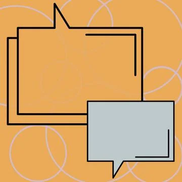 Comics Design Frames. Beautiful Photo Frame Set With Boom Bubbles For Design 스톡 일러스트