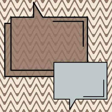 Comics Design Frames. Beautiful Photo Frame Set With Boom Bubbles For Design Stock-Illustration