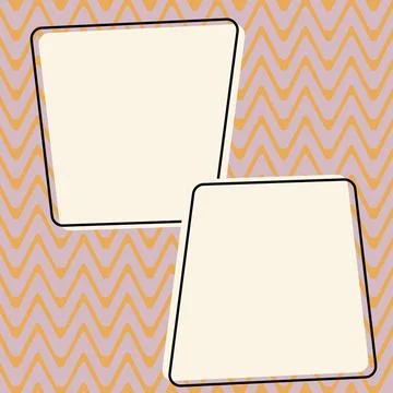 Comics Design Frames. Beautiful Photo Frame Set With Boom Bubbles For Design Stock-Illustration
