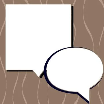 Comics Design Frames. Beautiful Photo Frame Set With Boom Bubbles For Design Stock Illustration